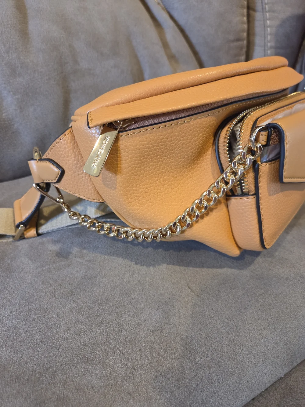 Michael Kors Women’s Tan Leather Belt Bag